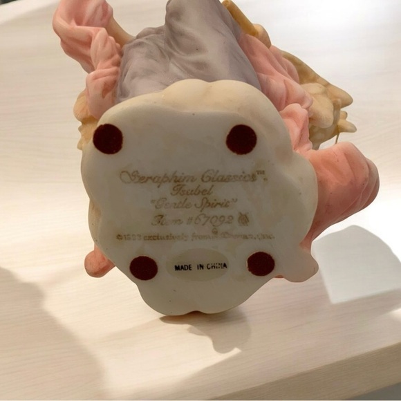 Angel With Dove Seraphim Classics Isabel ‘Gentle Spirit ’ 1993, Retired Rare - Picture 10 of 10